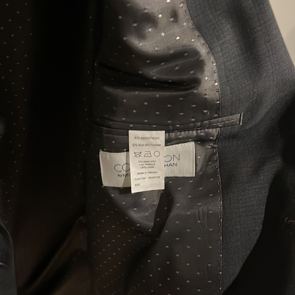 Gray suit jacket. - Picture 3 of 5
